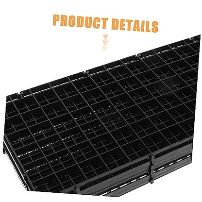 Abaodam 6Pcs Fish Tank Divider Meshes Aquarium Isolation Net for Fish Tank Bottom Filtration Plates Easy Install Divider for Pet Fish and Tank Decoration