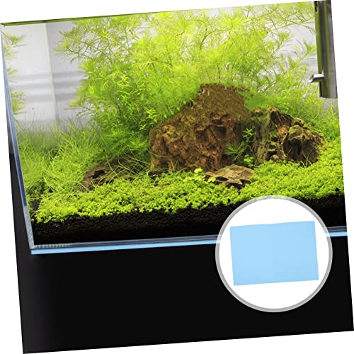 Abaodam Reptile Terrarium Cushioning Mat Thickened Non Slip Fish Tank Bottom Pad Aquarium Mat for Leveling and Shockproof Support Durable Lightweight Fish Tank Accessory - color: Blue