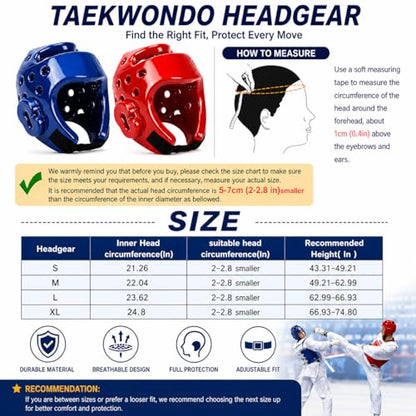 Youth & Adults Taekwondo Karate Headgear MMA Martial Arts Helmet, Soft Head Gear for Martial Art Grappling Muay Thai Kickboxing Taekwondo - color: BLACK, size: Small