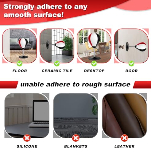 Desktop Punching Bag, Super Strong Suction Boxing Bag Speed Balls - style: Suction Cup