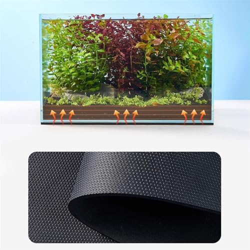 Aquarium Leveling Mat, 24x16 Inch Neoprene Non-Slip Fish Tank Pad Waterproof Shockproof Easy to Cut for Fish Tank Stability, Black - size: 24x16 Inch