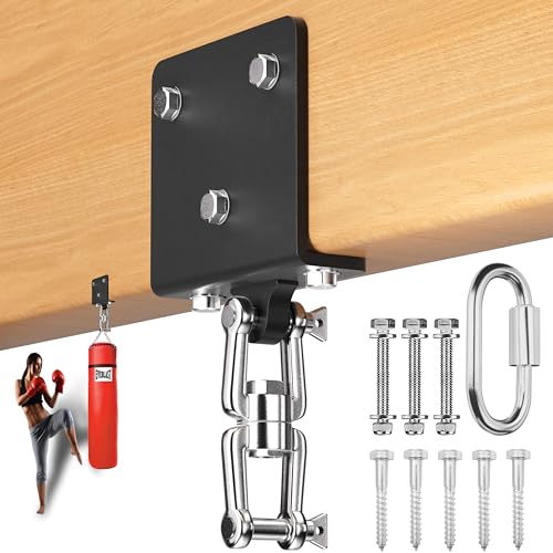 Heavy Bag & Punching Bag Hanger, Wall, Ceiling, Beam Mount Options - color: Ceiling - L-Shape Joist