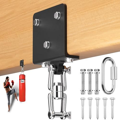 Heavy Bag & Punching Bag Hanger, Wall, Ceiling, Beam Mount Options - color: Ceiling - L-Shape Joist