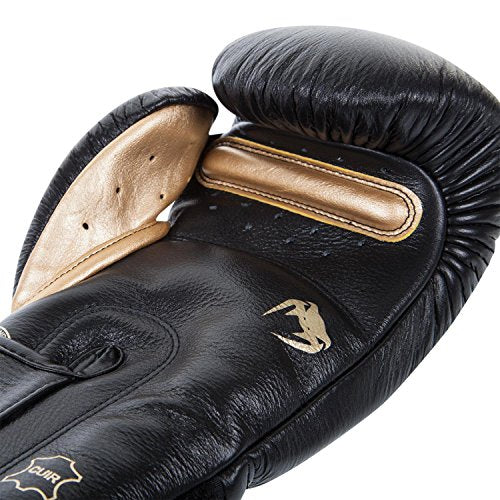 Venum Giant 3.0 Boxing Gloves - Nappa Leather - color: Black/Gold, size: 10 oz