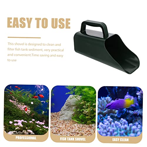 YARNOW Creative Aquarium Sand Shovel for Fish Tank Cleaning Sediment Cleaner Ergonomic Handle for Easy Use Aquatic Environments