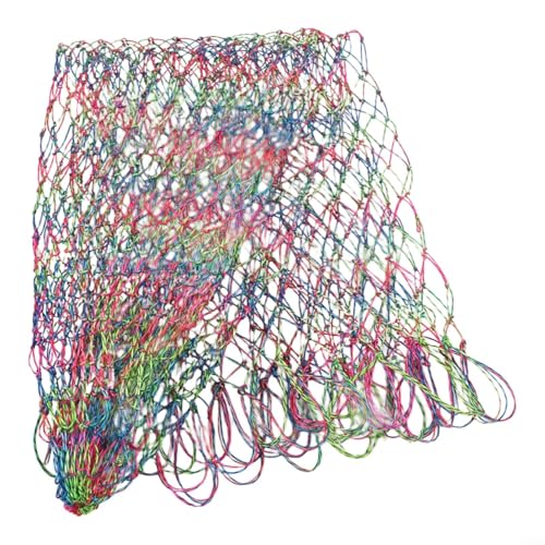 Fishing Landing Net Replacement Head, Lightweight Nylon Mesh Net with 2Cm Large Holes, High Strength 9-Wire Braid Up to 75Kg Load, Portable Carp Fishing Accessory for 40/50/60cm