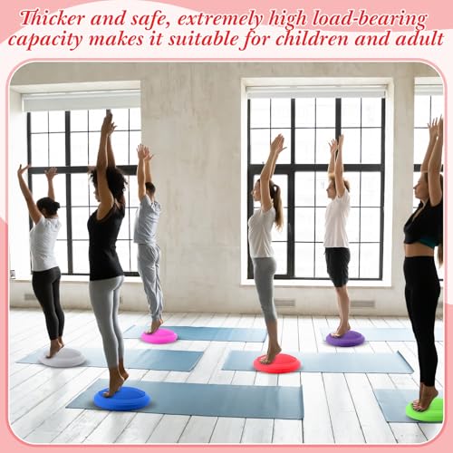 Libima 8 Pcs Wiggle Seat Inflated Wobble Cushion for Kids - color: Vibrant Color