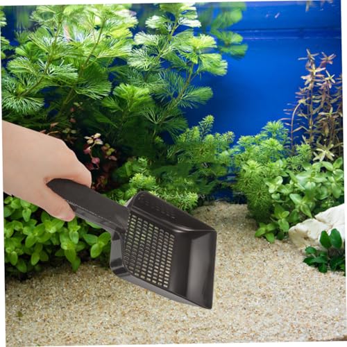 HANABASS 2pcs Aquarium Sand Shovel Tool for Fish Tank Cleaning Durable Gravel Scoop for Home and Garden Maintenance Lightweight and Versatile