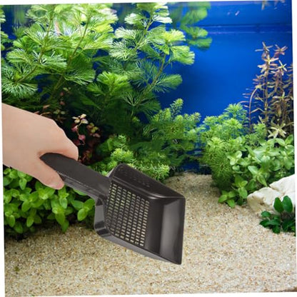 HANABASS 2pcs Aquarium Sand Shovel Tool for Fish Tank Cleaning Durable Gravel Scoop for Home and Garden Maintenance Lightweight and Versatile