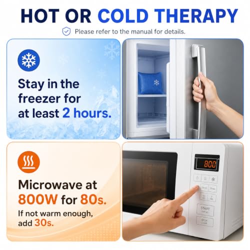 Extra Large Gel Ice Pack for Injuries – Reusable Hot & Cold Compress for Back, Shoulder, Knee & Neck Pain Relief, Long-Lasting Cold, Flexible Therapy Pack, Post-Surgery Recovery, 12.4" x 8.3" - style: 12.4" x 8.3" 1 pack