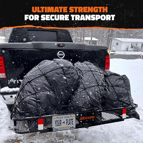 Mockins 60"x24"x6" Heavy Duty Trailer Hitch Cargo Carrier w/ 500 Lbs. Cap - size: Large: 60"x24"x6" (With Bag)