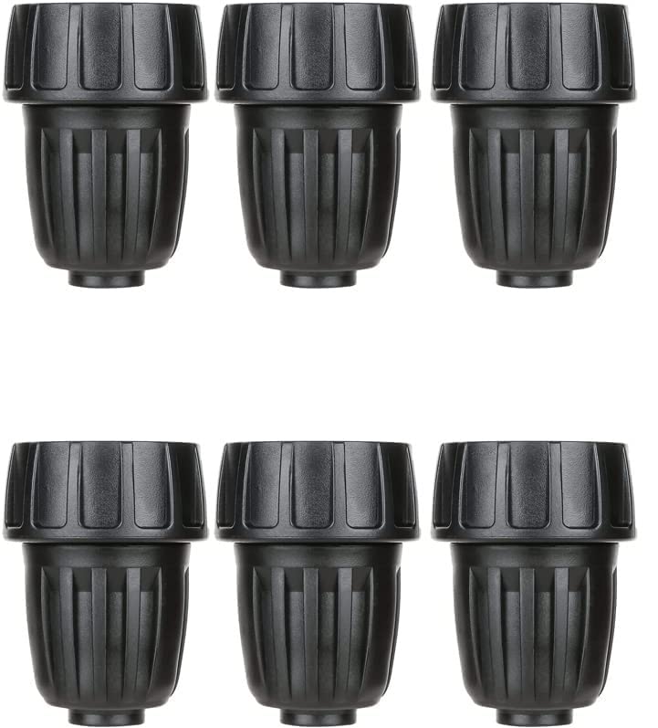 1/2 Inch Drip Irrigation Tubing Faucet Adapter 6 Pack, 3/4" to 1/2" Irrigation System Hose Adapter, 3/4 Inch Faucet Connector Garden Hose Adapter - size: 3/4" to 1/2" Hose Adapter (6 Pack)