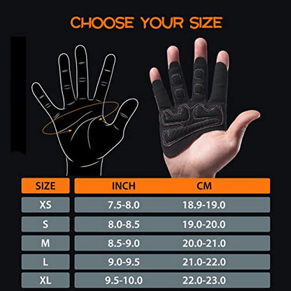 SueStar Partial Weight Lifting Gloves, 3/4 Finger Workout Gloves for Men Women, Full Palm Protection & Silicone Grip Gym for Weightlifting Exercise Fitness Smartwatch Friendly - size: X-Small