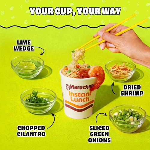 Maruchan Instant Lunch Ramen Noodles, Lime Flavor with Shrimp – Japanese-Style Instant Noodle Soup, Easy Meal Ready in 3 Minutes – 2.25 Oz. (12 Pack) - size: 0.19 Ounce (Pack of 12)