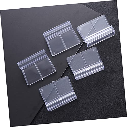 Abaodam 10Pcs Transparent Fish Tank Cover Bracket Durable Plastic Aquarium Support for Tanks for Tropical Fish Aquariums and Home Decor