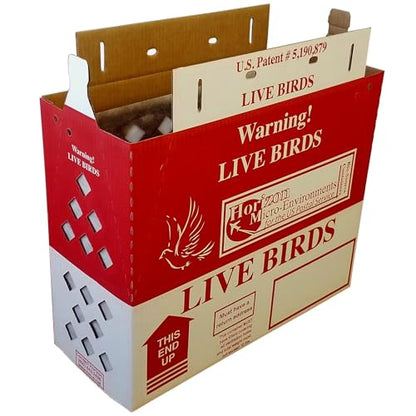 'Lite Shipper' Live Chicken Shipping Boxes (5 pack) - size: 5 Boxes