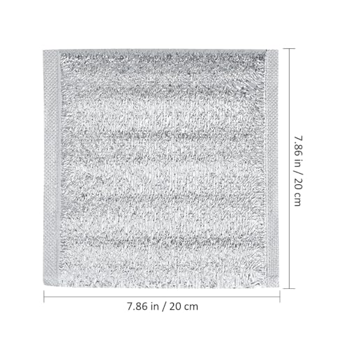 DOITOOL Reusable Insulation Bags 50PCS Insulated Shipping Thermal Box Liners Metalized Box Liners Waterproof Insulated Shipping Container for Camping Picnic (20x20CM)