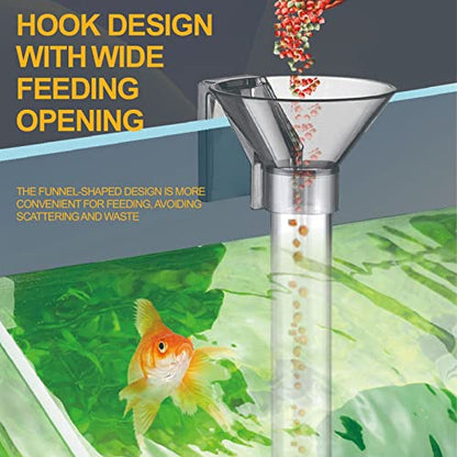 Shrimp Feeding Dish, Feeding Tube Aquarium Shrimp Feeding Dish Bowl Fish Feeder Shrimp Feeding Tube and Dish Set with Suction Cup, Feeding Circle Dish and Tube Brush for Fish Tank