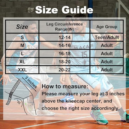 XXL Knee Pads for Volleyball Women & Men, Enlarged Latex Padding, Black 2XL | Dance Kneepads for Biking, Wrestling ,Skating, Football, Basketball, For Adult Sports, Soft Elastic Sleeve, Flexible Pads - size: XX-Large