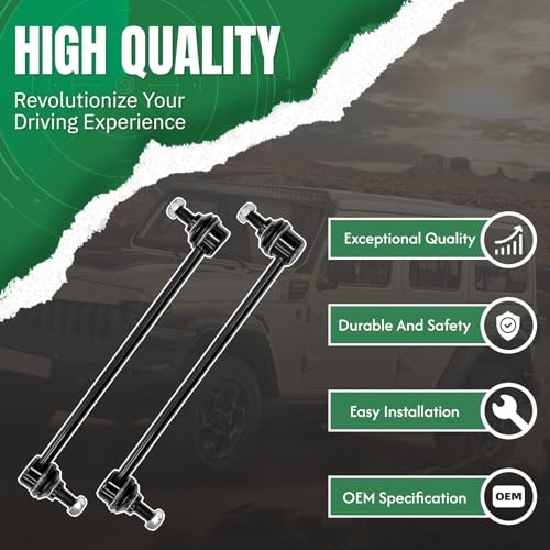2PCS Front Stabilizer Sway Bar End Links Compatible With Fit for Honda 2019 Insight, 2016-2017 Civic, 2018-2019 Civic (1.5L) #OE ‎‎K750865 - size: K750865 X2