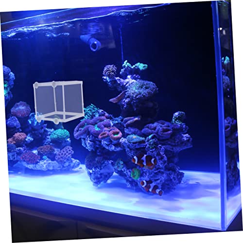 UKCOCO 2PCS Portable Fish Hatching Net Box Water Separation Isolation Breeder for Aquarium Tank Compact Fish Breeding Mesh Hatchery S Durable Cloth Materials