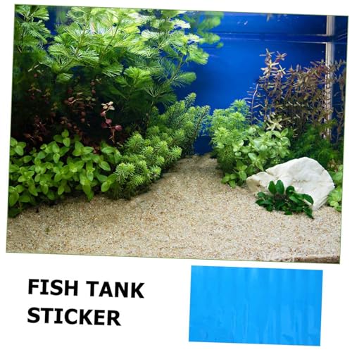Hemobllo Aquarium Background Aquarium Background Sticker Color Double Side Glass Decal Background Wallpaper Accessories for Fish Tank Aquarium- 50x82cm/ 19. 6x30. 2 inches 10 Gallon Fish Tank