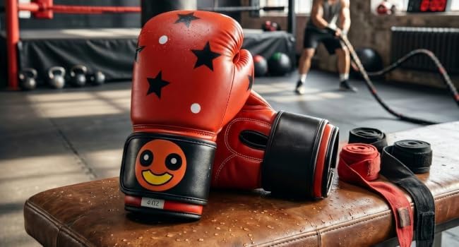 Kids Boxing Gloves – Cartoon Design Training Gloves for Boys & Girls | Comfortable Padding, Secure Wrist Support for Boxing, Kickboxing & Martial Arts - size: 4 oz, style: Cosmic Contender