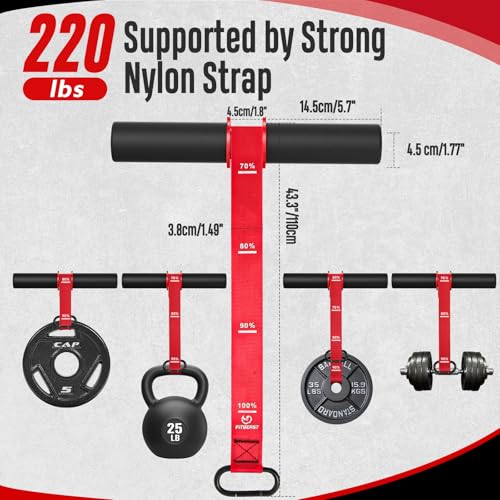 FitBeast Forearm Exerciser Wrist Roller Forearm Trainer - color: Red