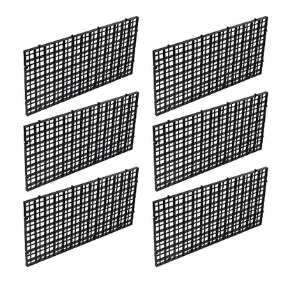 6Pcs Grids Bottom Isolate Tray Aquariums Divider Tray Fish Tanks EggCrate Light Diffuser Divider Filter AquaticSupply