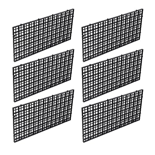 6Pcs Grids Bottom Isolate Tray Aquariums Divider Tray Fish Tanks EggCrate Light Diffuser Divider Filter AquaticSupply