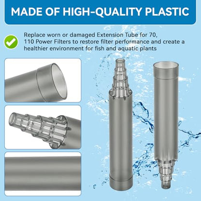 Filter Intake Extension Tube Repalcement for AquaClear Extension Tube for 70, 110 Power Filters Aquaclear Aquarium Filter Parts