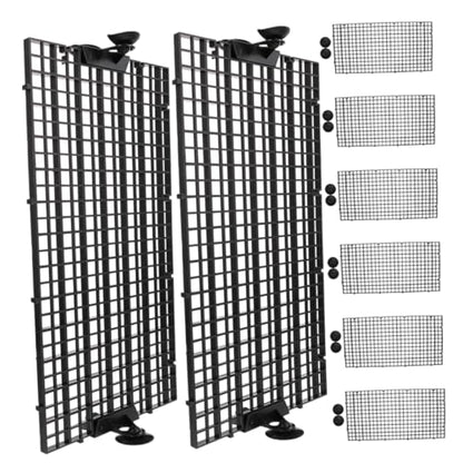 Hemoton 1set Fish Tank Divider Isolation Board Aquarium Separation Screens for Fish Panels Cups Water Design Easy Installation