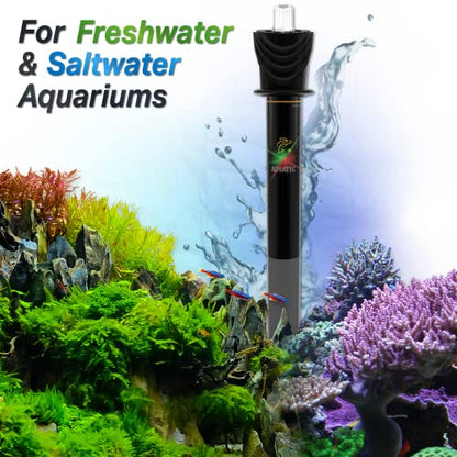 Glass Aquarium Heaters with Advanced LED Temperature Control System - for Fresh & Saltwater Aquariums (250 Watts / 70-90 Gallons)