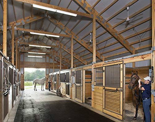 American Floor Mats - Horse/Stable Mats - Heavy Duty Stall Mats - Thick, Durable Rubber Flooring Solid Black 3/8" Thick - 4' x 50' Roll - size: 3/8" Thick – 4' x 50' Roll