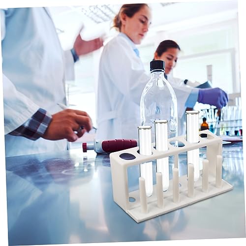 Zerodeko 2pcs Portable Test Tube Holder for Water Quality Testing Organizer Rack for Laboratory Use Anti-slip Design for School Science Projects and Experimentation