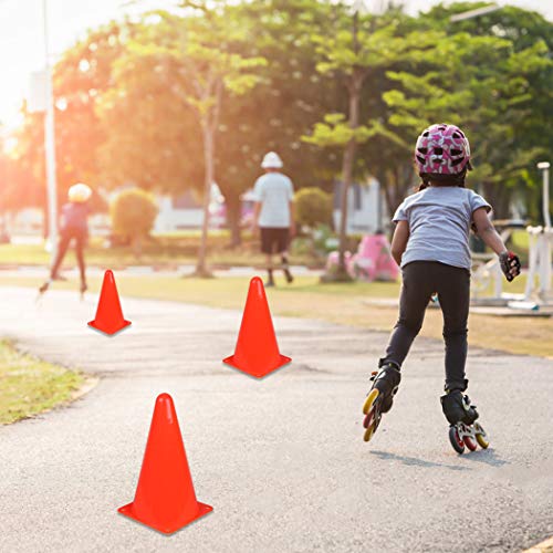 CARTMAN Agility Training Cones, Plastic Soccer Field Markers Indoor Outdoor for Events - style: 9" 12pk