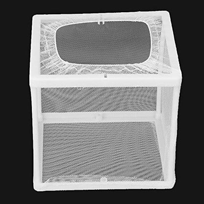 Aquarium Fish Breeder Box Isolation Box Breeder Hatchery Incubator with Suction Cup Fish Hatching Cage for Baby Fishes Shrimp Clownfish Guppy(S)
