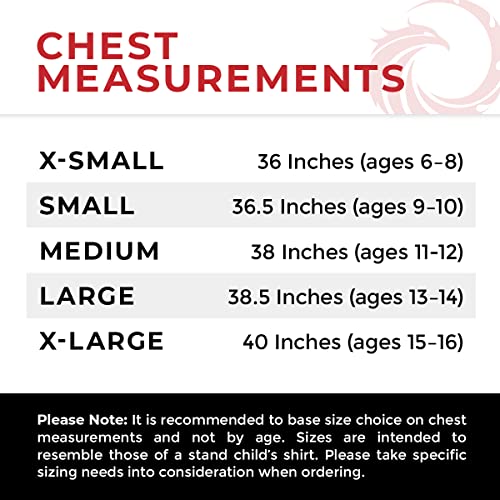 Kids Champion Reversible Chest Protector Gear for Boxing, Sparring. Karate, Muay Thai and Taekwondo, MMA Gear, Youth Body Shield Protective Gear, Martial Arts Training Equipment - size: X-Small
