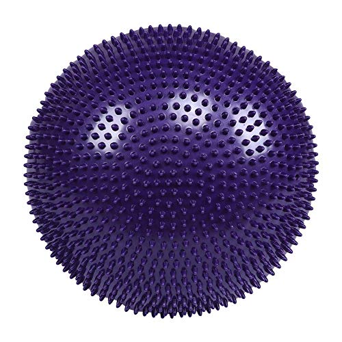 2PCS Balance Disc Inflated Wobble Cushion, Wiggle Seat Balance Pad Purple Soft Yoga Balance Board Without Inflator Pump for Exercisehome Yoga Balance Stability Training