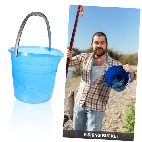 Beaupretty Plastic Water Bucket Handle Portable Multipurpose Storage Container for Home Thickened Plastic for Water Paint Laundry
