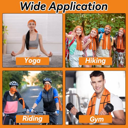 30Pcs Basketball Cooling Towels for Neck and Face 40 x 12 Inch Basketball Sports Team Gift Workout Ice Towel for Gym Sweat Microfiber Breathable Chilly Bulk Neck Wraps for Athletes Camping Travel Yoga - style: Basketball
