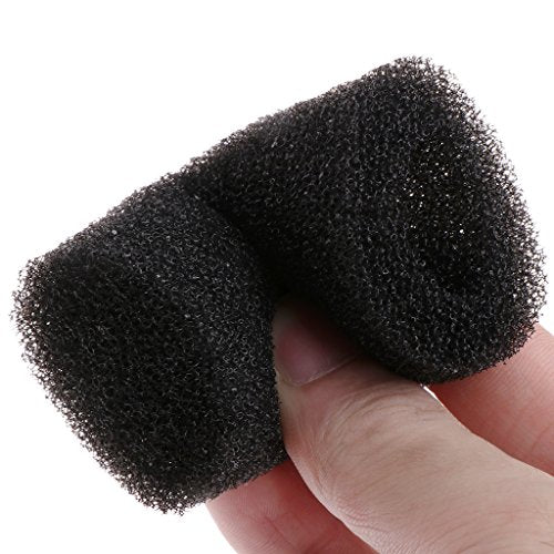 Aquarium Pre-Filter Sponge 5-Pack Black Foam Cut-to-fit Roll, Fish Tank Inlet Protector, Fish & Shrimp