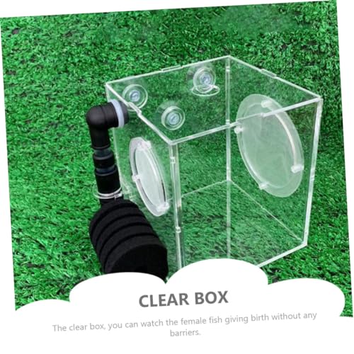 Fish Breeding Box Cups Fish Incubator for Fry Isolation Aquarium Lightweight and Easy Installation and Cleaning