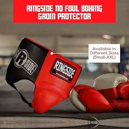 Ringside No Foul Boxing Groin Protector, Jockstrap Design, Groin Protector for Men, Ideal for Boxing, MMA, Muay Thai, Kickboxing, Workout, Training, and Competition - size: Medium