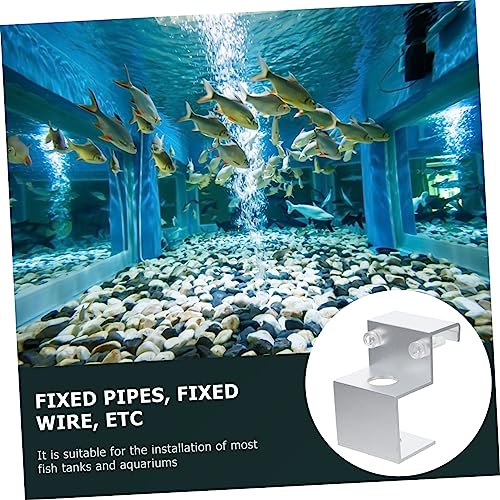 1pc Stainless Steel Water Clamp for Fish Tank Multifunctional Fixing Clip for Aquarium Water Holder Secure Hose Fixator and Tube Stability