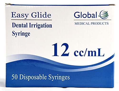 Easy Glide Curved Tip Syringes 12/ml 12/cc , No Needle, Pack of 25