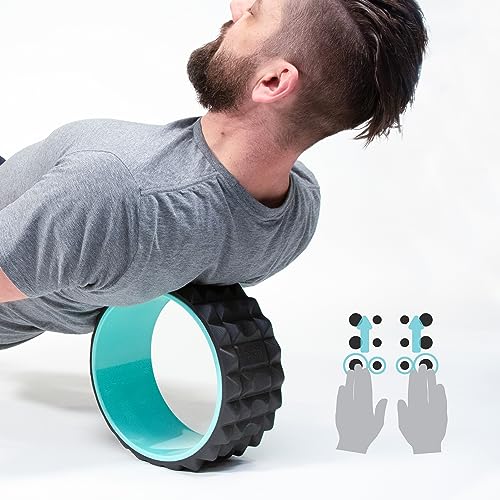 Chirp Wheel XR 10" Acupressure Back Roller for Muscle Relief, Mint | Acupressure Back Roller, Spinal Traction Wheel, Foam Roller for Trigger Points, Deep Tissue Back Massager, 10 Inch - size: 10 Inch Mint