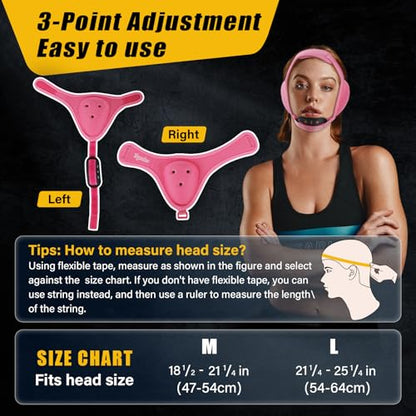 Trymaker Wrestling Headgear, Youth Wrestling Head Gear with Chin Cup | Two Size, Sorf Ear Guard, Sandwich Layer Design, Lightweight, MMA, Jiu-Jitsu, BJJ - size: L (21 1/4" - 25 1/4"), style: Pink