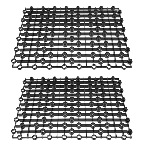 Healifty 2pcs Aquarium Filter Plates Tank Dividers Fish Tank Gravel Separator Panels Black Sturdy Filter Accessories for Aquarium Bottom Filtration