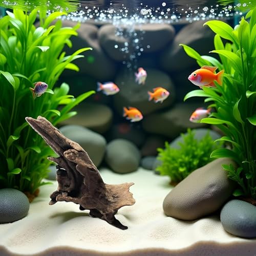 1Pc Landscape Wood Decoration Driftwood Tree Aquarium Fish Tank Plant Stump Ornament Landscap Decor Aquarium Decoration Wood Natural Trunk Aquarium Decor, Random Style